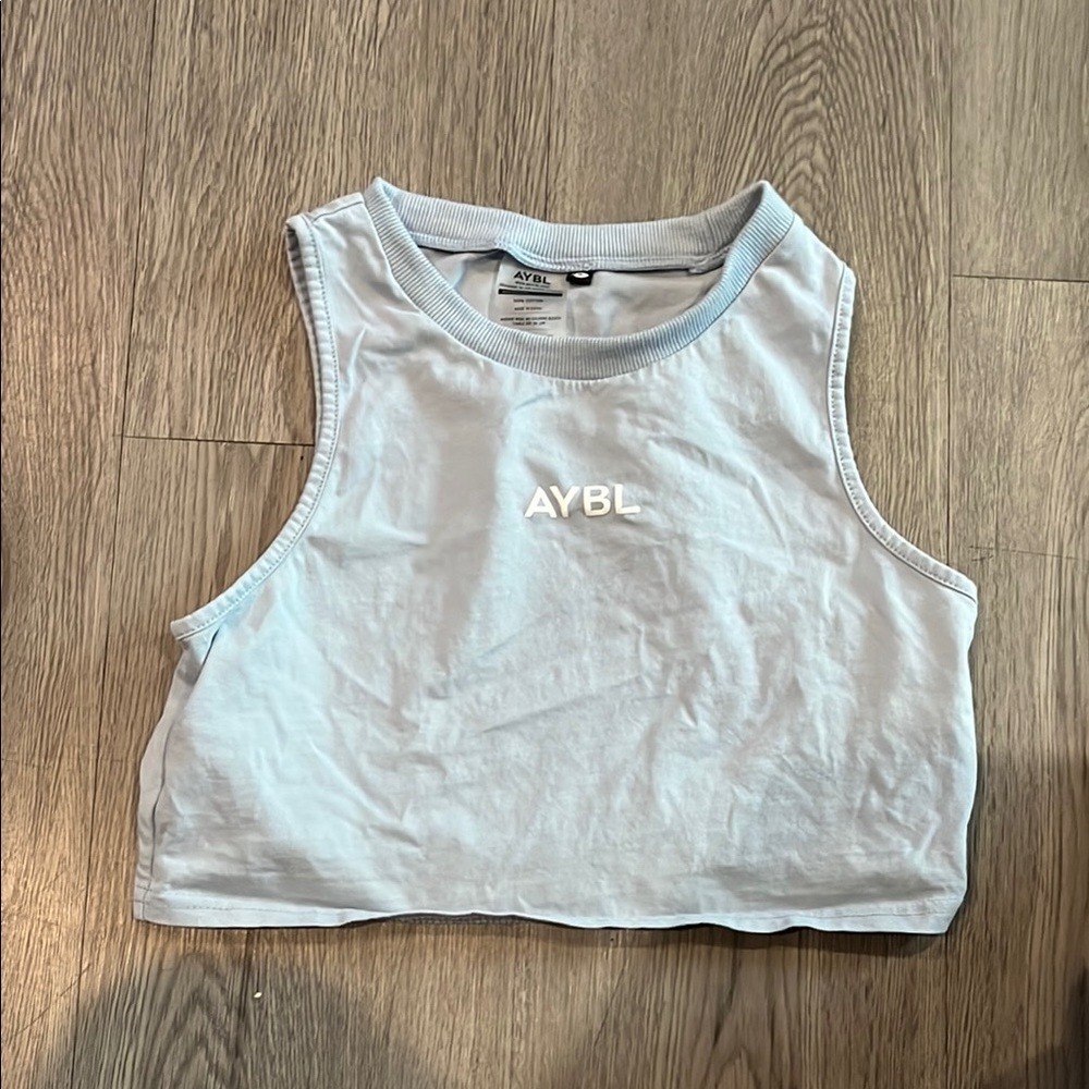 AYBL Light Blue Cropped Tank Top